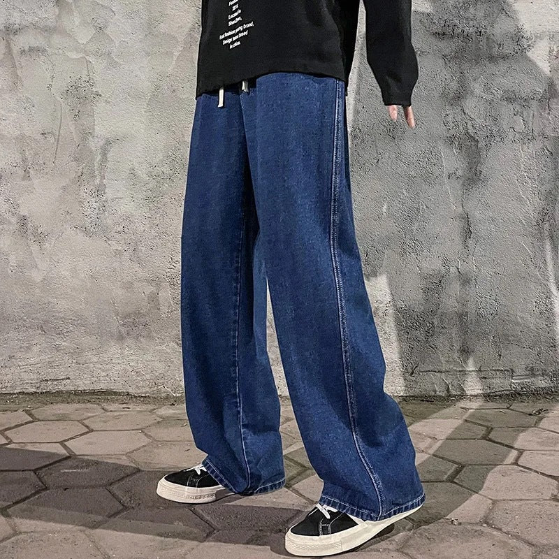 LabourX 'Men's Straight Loose  Design Jeans