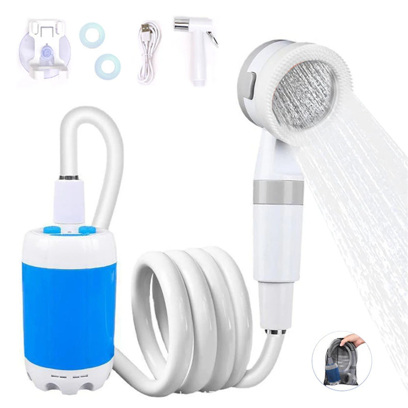 Portable Electric Camping Shower – Rechargeable Outdoor Shower 5000mAh