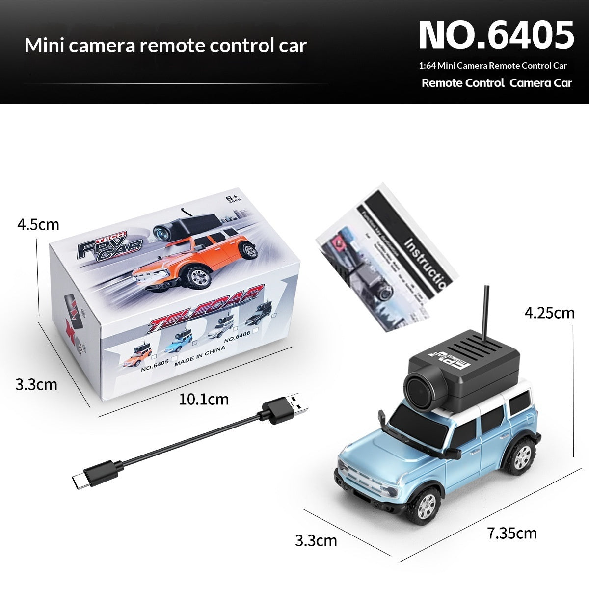Remote Control Car Aerial Photography Self-stable Rear Drive Mini Car RC Model