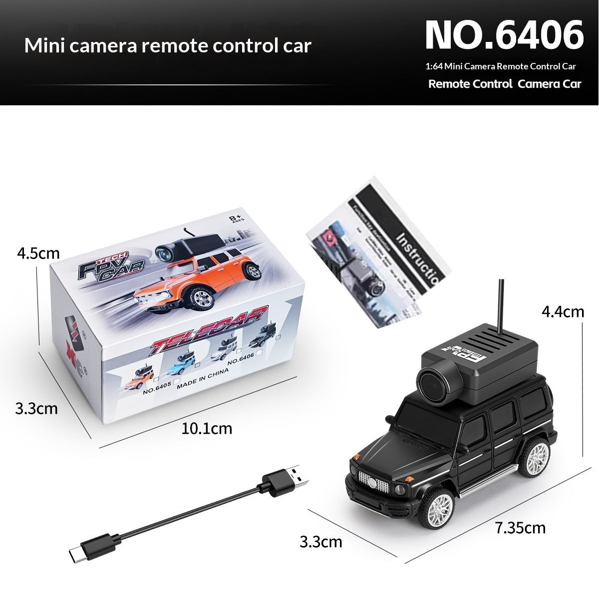 Remote Control Car Aerial Photography Self-stable Rear Drive Mini Car RC Model