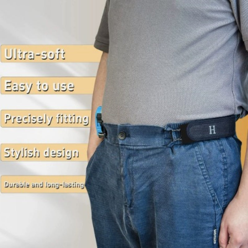 Casual Convenient And Adjustable Iron-hook Lazy Belt