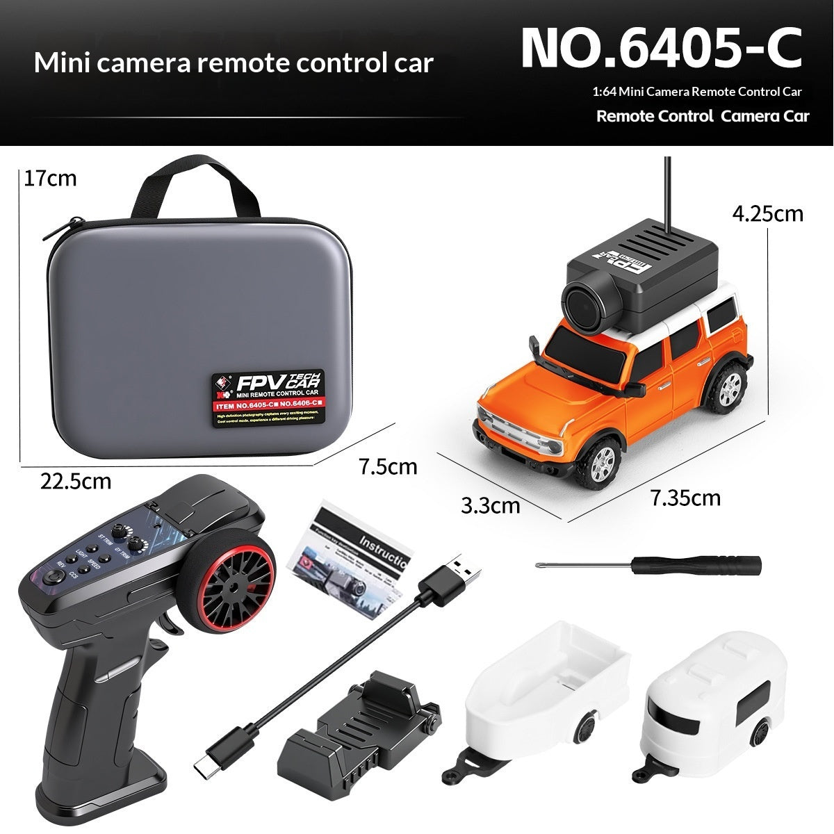 Remote Control Car Aerial Photography Self-stable Rear Drive Mini Car RC Model