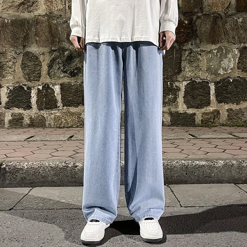 LabourX 'Men's Straight Loose  Design Jeans