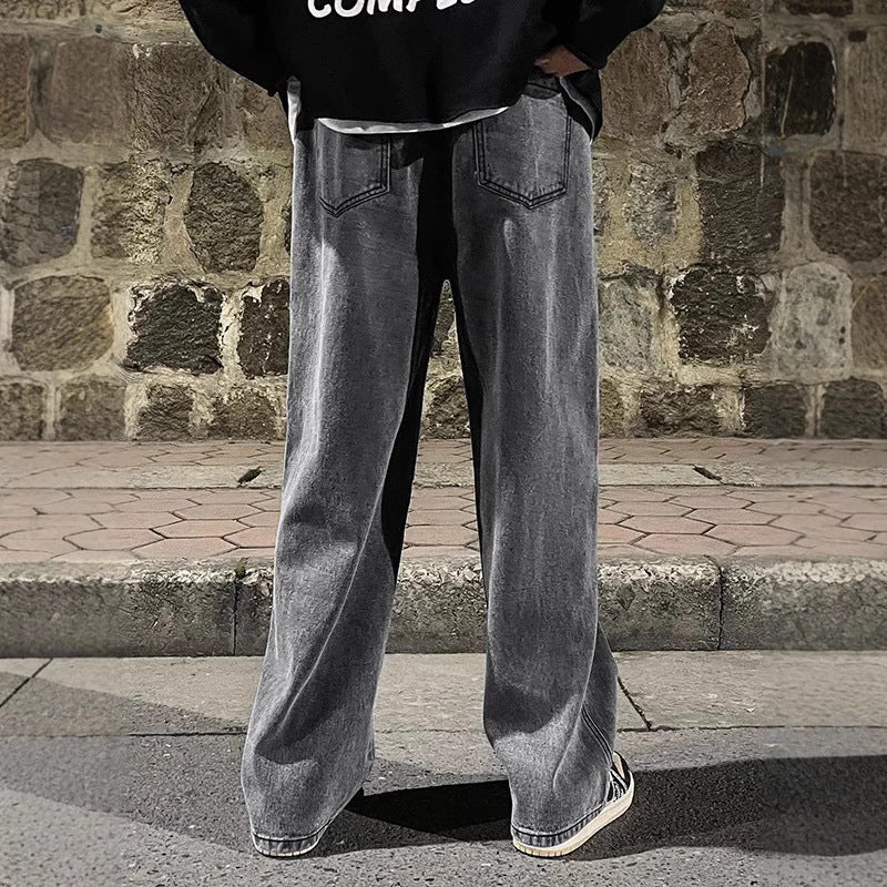 LabourX 'Men's Straight Loose  Design Jeans