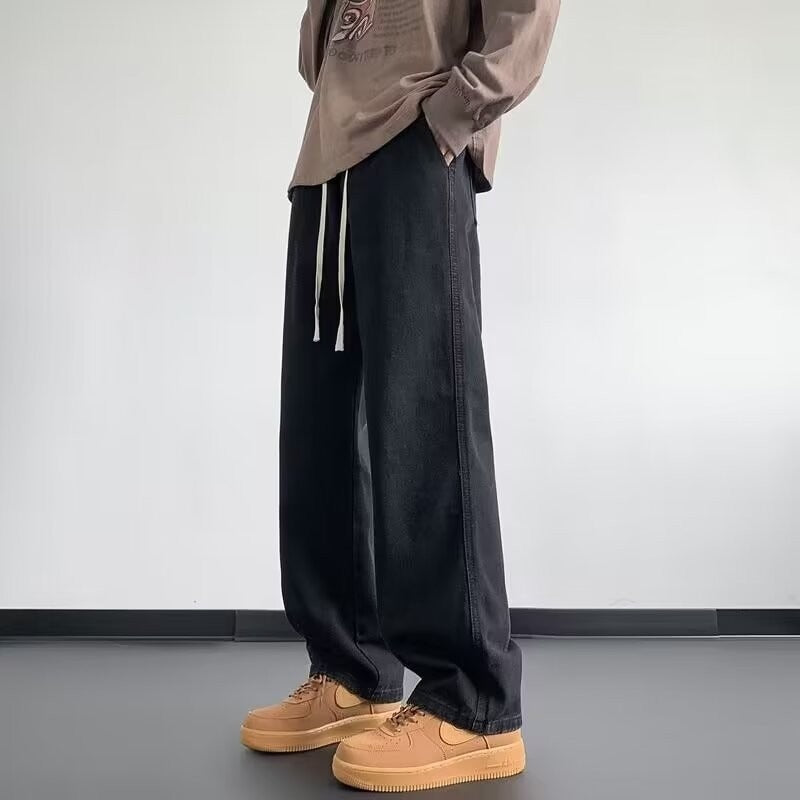 LabourX 'Men's Straight Loose  Design Jeans