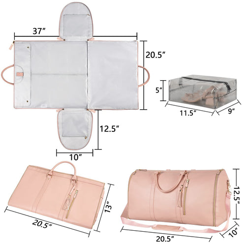 Carry Everything Travel Bag ✈️ | Wrinkle-Free Suit Storage + Waterproof Design”