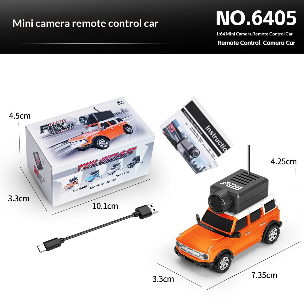 Remote Control Car Aerial Photography Self-stable Rear Drive Mini Car RC Model