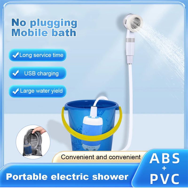 Portable Electric Camping Shower – Rechargeable Outdoor Shower 5000mAh