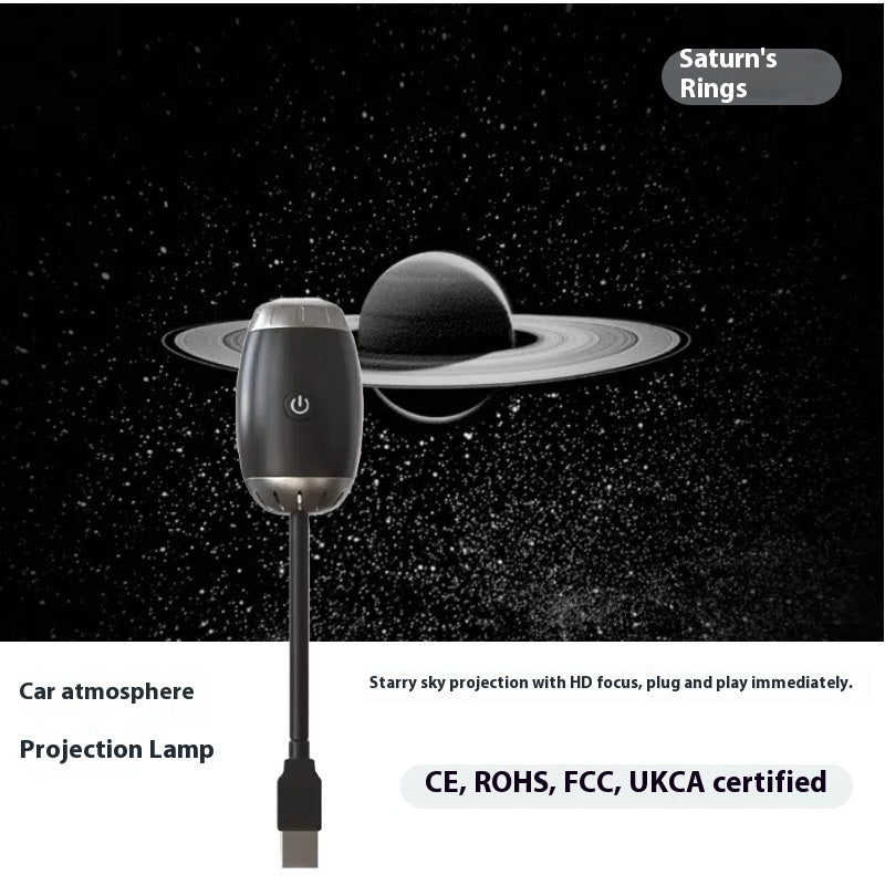 Car Projection Lamp Starry Usb Starry Sky Ambience Light
