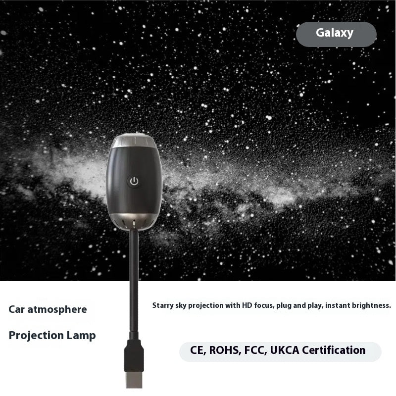 Car Projection Lamp Starry Usb Starry Sky Ambience Light